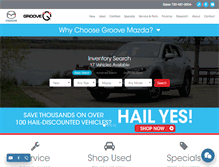 Tablet Screenshot of groovemazda.com